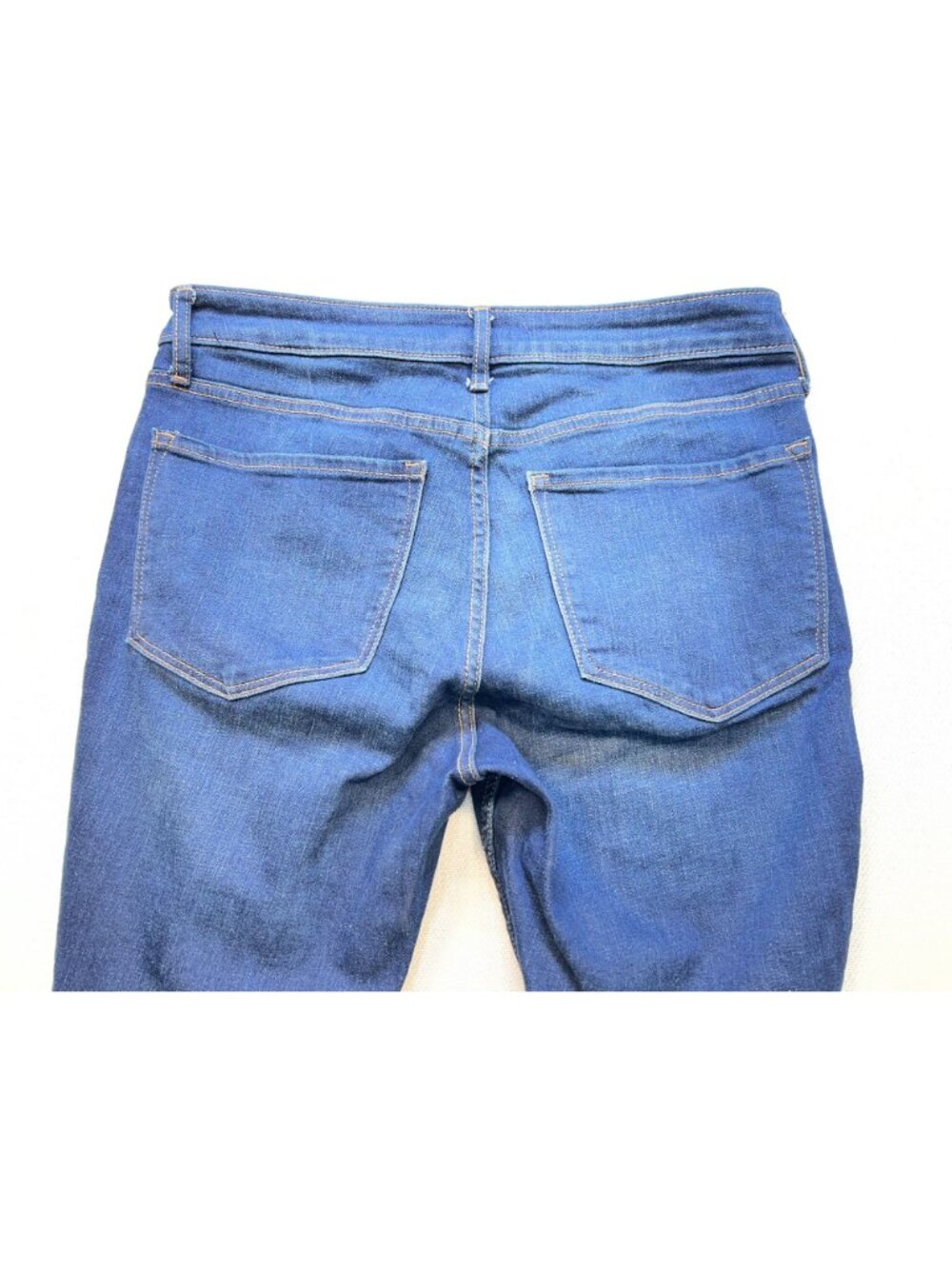 Old Navy Women's Mid-Rise Rockstar Super Skinny Jeans Stretch Denim Size 12 Blue - Picture 8 of 10